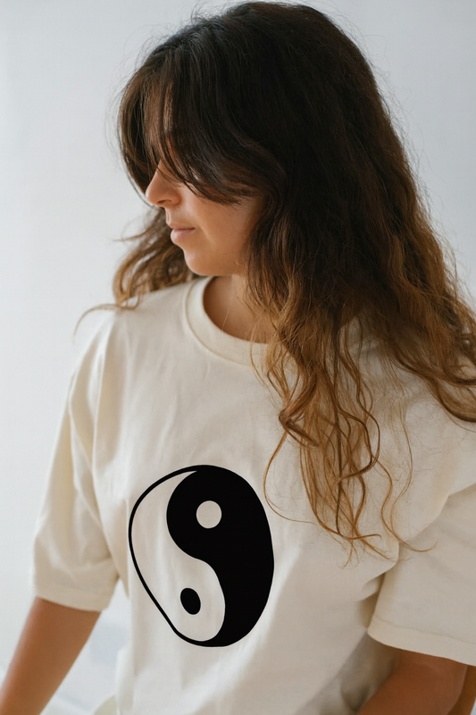 Remera Yin Yang negro