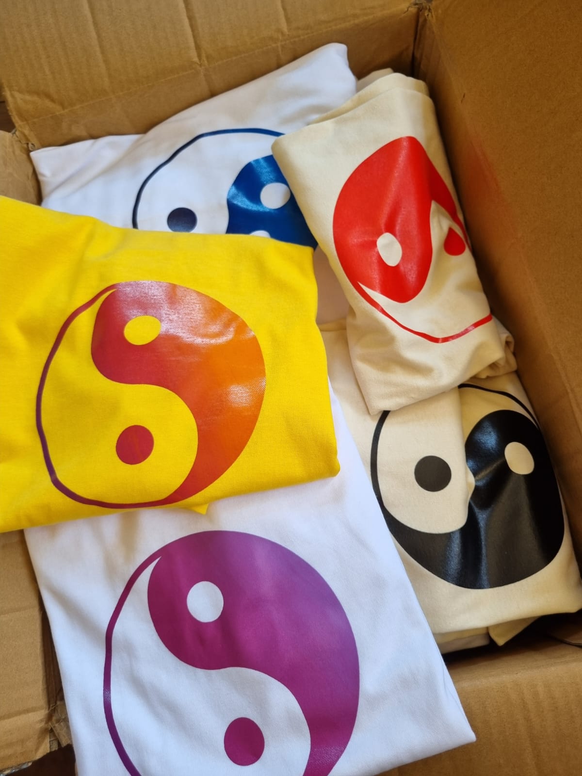 Remera Yin Yang negro