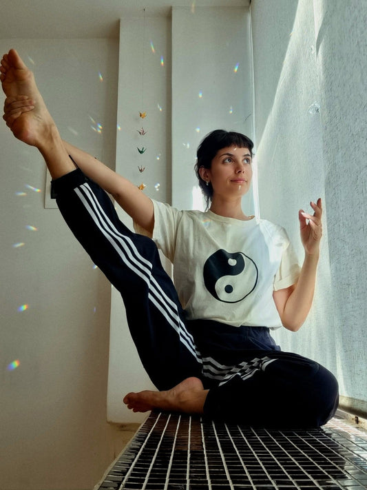 Remera Yin Yang negro